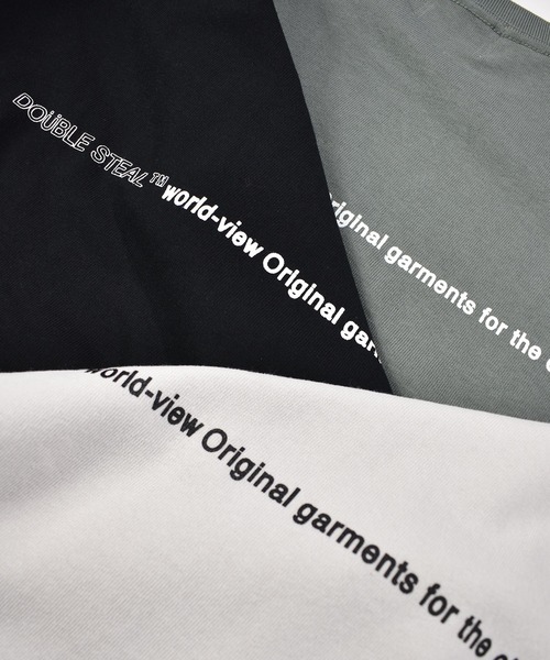 DOUBLE STEAL(ダブルスティール)の「ラグビーワッペン HWTシャツ(Tシャツ/カットソー・メンズ・ブラック/グレー/モスグリーン・MEDIUM/LARGE/X-LARGE)」の9枚目の写真