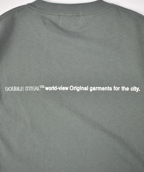 DOUBLE STEAL(ダブルスティール)の「ラグビーワッペン HWTシャツ(Tシャツ/カットソー・メンズ・ブラック/グレー/モスグリーン・MEDIUM/LARGE/X-LARGE)」の10枚目の写真