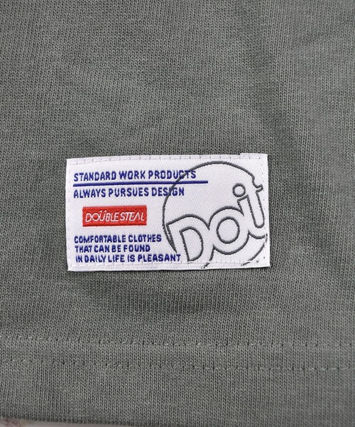 DOUBLE STEAL(ダブルスティール)の「ラグビーワッペン HWTシャツ(Tシャツ/カットソー・メンズ・ブラック/グレー/モスグリーン・MEDIUM/LARGE/X-LARGE)」の12枚目の写真