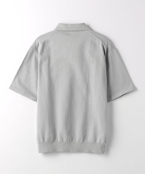 green label relaxing（グリーンレーベルリラクシング）の「コットン ポロスキッパー Tシャツ（ポロシャツ・メンズ・ライトグレー/ダークグリーン/ダークグレー・XL/S/M/L）」の18枚目の写真