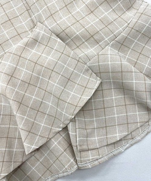 SPIGA（スピーガ）の「ｷﾞﾝｶﾞﾑﾌﾘﾙｲﾚｷﾞｭﾗｰSK（スカート・レディース・ベージュ・MEDIUM/SMALL）」の5枚目の写真