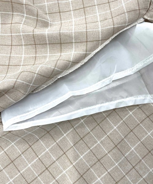 SPIGA（スピーガ）の「ｷﾞﾝｶﾞﾑﾌﾘﾙｲﾚｷﾞｭﾗｰSK（スカート・レディース・ベージュ・MEDIUM/SMALL）」の3枚目の写真