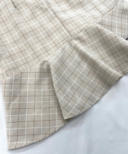 SPIGA（スピーガ）の「ｷﾞﾝｶﾞﾑﾌﾘﾙｲﾚｷﾞｭﾗｰSK（スカート・レディース・ベージュ・MEDIUM/SMALL）」の8枚目の写真