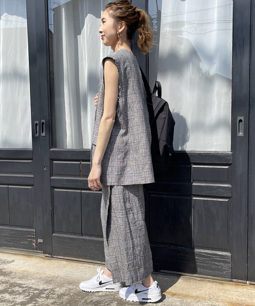 Spick and Span リネンスリーブレスオーバージャケット リネンスリーブレスオーバージャケット | スピック＆スパン(Spick and