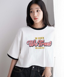 WEGO/ヴィンテージグラフィックショートTシャツ