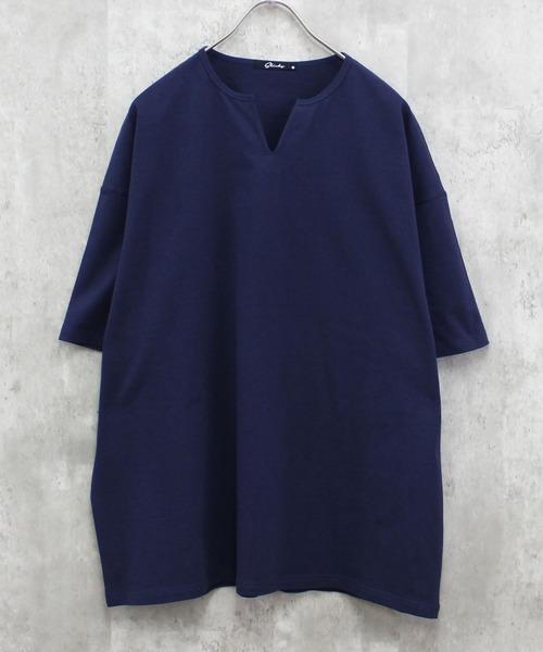 SHISKY（シスキー）の「【USAコットン】無地T（Tシャツ/カットソー・メンズ・グレー系その他/ベージュ/ベージュ系その他2/グレー系その他2/グリーン系その他/ベージュ系その他/ホワイト系その他2/ダークグリーン/チャコール/オフホワイト/ブラック/ネイビー系1/ネイビー系/ネイビー/ブラック系その他2/ブラック系その他/グリーン系その他2/ホワイト系その他・L/XL/M）」の17枚目の写真
