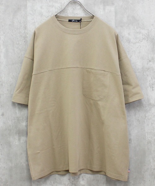SHISKY（シスキー）の「【USAコットン】無地T（Tシャツ/カットソー・メンズ・グレー系その他/ベージュ/ベージュ系その他2/グレー系その他2/グリーン系その他/ベージュ系その他/ホワイト系その他2/ダークグリーン/チャコール/オフホワイト/ブラック/ネイビー系1/ネイビー系/ネイビー/ブラック系その他2/ブラック系その他/グリーン系その他2/ホワイト系その他・L/XL/M）」の11枚目の写真