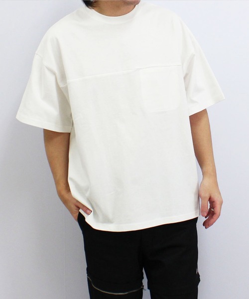 SHISKY（シスキー）の「【USAコットン】無地T（Tシャツ/カットソー・メンズ・グレー系その他/ベージュ/ベージュ系その他2/グレー系その他2/グリーン系その他/ベージュ系その他/ホワイト系その他2/ダークグリーン/チャコール/オフホワイト/ブラック/ネイビー系1/ネイビー系/ネイビー/ブラック系その他2/ブラック系その他/グリーン系その他2/ホワイト系その他・L/XL/M）」の19枚目の写真