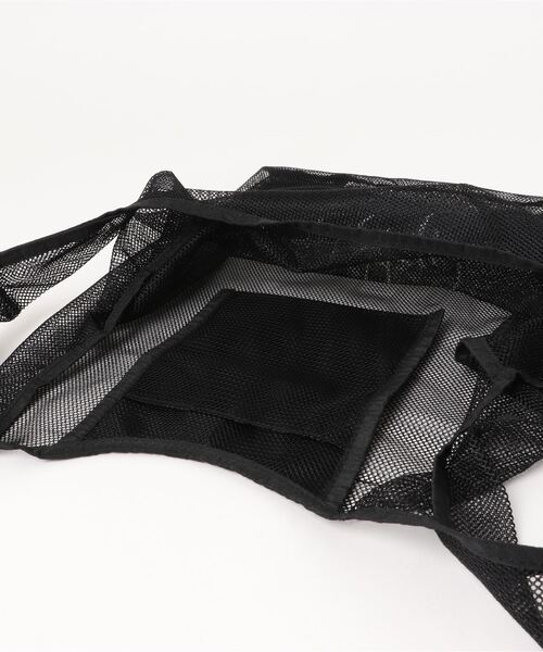 JUNRED（ジュンレッド）の「Ken Kagami×改良湯コラボ パッカブルメッシュバッグ（トートバッグ・メンズ・ブラック系その他/ブラック/ブラック系その他2・FREE）」の15枚目の写真