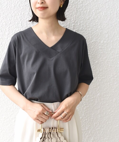 SHIPS - WEB限定】&lt;ネックが選べる2サイズ展開&gt;オーガニックコットン 楽天市場】【WEB限定】＜ネックが選べる2サイズ展開