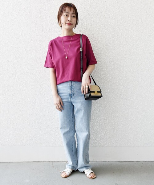 WEB限定】〈ネックが選べる2サイズ展開〉オーガニックコットン