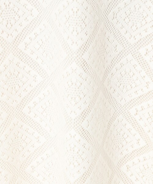 Cutie Blonde（キューティーブロンド）の「◆【大人のフェミニンカジュアル】Aライン レーススカート（スカート・レディース・オレンジ/ホワイト系・01/02/03）」の14枚目の写真