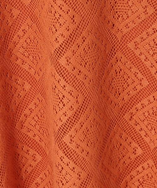 Cutie Blonde（キューティーブロンド）の「◆【大人のフェミニンカジュアル】Aライン レーススカート（スカート・レディース・オレンジ/ホワイト系・01/02/03）」の7枚目の写真