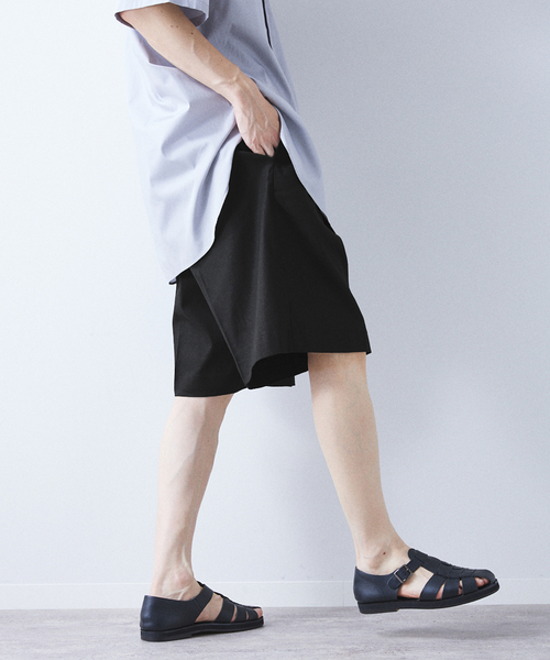 allery(アレリー)の「【allery / アレリ―】コットンリネン ショーツ(その他パンツ・メンズ・ベージュ/ブルー系その他/ブラック・LARGE/MEDIUM/SMALL)」の9枚目の写真
