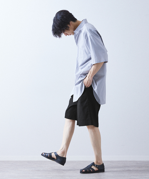 allery(アレリー)の「【allery / アレリ―】コットンリネン ショーツ(その他パンツ・メンズ・ベージュ/ブルー系その他/ブラック・LARGE/MEDIUM/SMALL)」の11枚目の写真