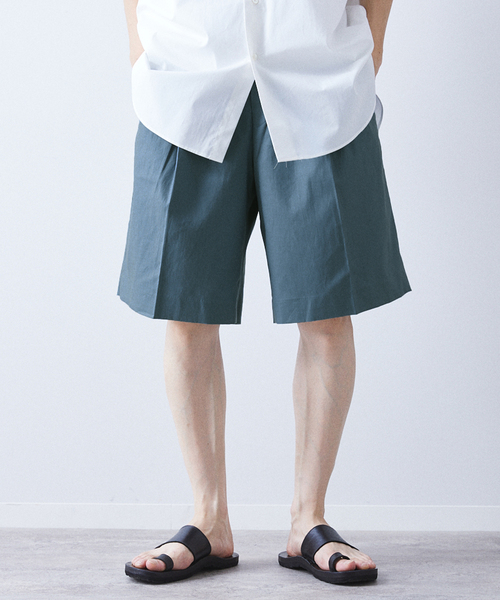 allery(アレリー)の「【allery / アレリ―】コットンリネン ショーツ(その他パンツ・メンズ・ベージュ/ブルー系その他/ブラック・LARGE/MEDIUM/SMALL)」の18枚目の写真