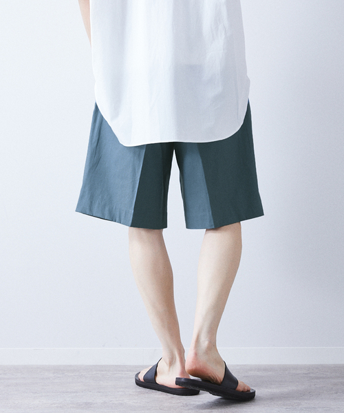 allery(アレリー)の「【allery / アレリ―】コットンリネン ショーツ(その他パンツ・メンズ・ベージュ/ブルー系その他/ブラック・LARGE/MEDIUM/SMALL)」の20枚目の写真