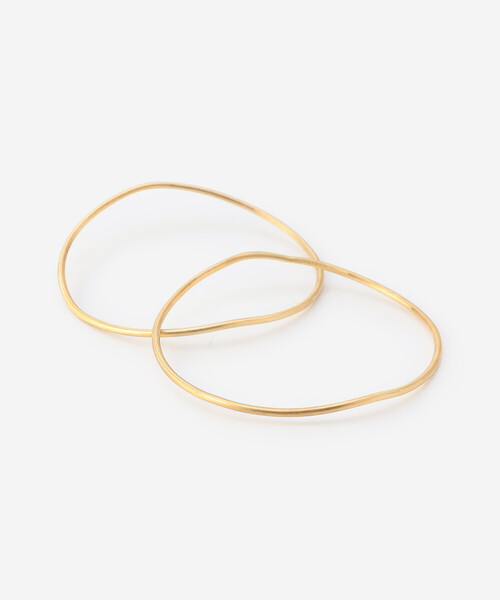 Bshop（ビショップ）の「CATH･S | CIRCLE BRONZE BRACELET SET WOMEN（バングル/リストバンド・レディース・ゴールド・ONE）」の2枚目の写真