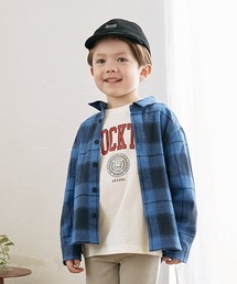 チェックワイドシャツ