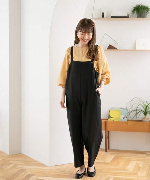 URBAN RESEARCH Sonny Label(アーバンリサーチサニーレーベル)の「バックリボンサロペット(サロペット/オーバーオール・レディース・ブラック/ベージュ系その他・FREE)」の13枚目の写真