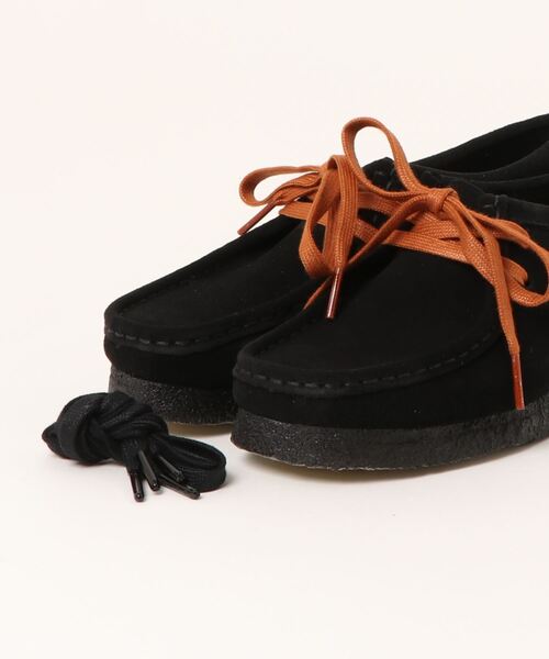 Ungrid（アングリッド）の「【Ca】CLARKS Wallabee（モカシン/デッキシューズ・レディース・ブラック/ベージュ・24.5/23.5/22.5）」の5枚目の写真