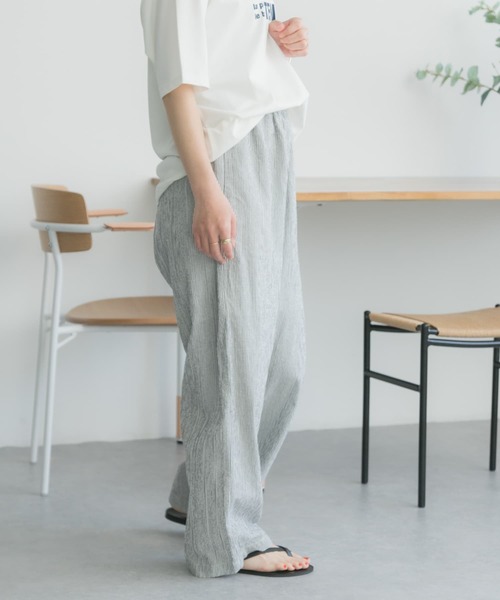 FORK&SPOON（フォークアンドスプーン）の「FORK&SPOON　サッカーストレッチイージーパンツ（その他パンツ・レディース・ブラック系その他/ブルー系その他・2/1）」の11枚目の写真