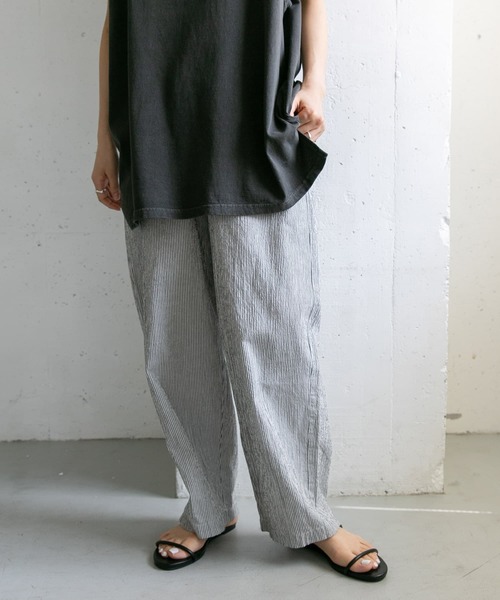 FORK&SPOON（フォークアンドスプーン）の「FORK&SPOON　サッカーストレッチイージーパンツ（その他パンツ・レディース・ブラック系その他/ブルー系その他・2/1）」の16枚目の写真