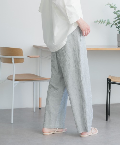 FORK&SPOON（フォークアンドスプーン）の「FORK&SPOON　サッカーストレッチイージーパンツ（その他パンツ・レディース・ブラック系その他/ブルー系その他・2/1）」の21枚目の写真