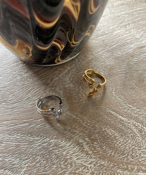 SANSeLF(サンセルフ)の「shizuku ring【SANSeLF】sanak23a003(リング・レディース・ゴールド/シルバー・FREE)」の11枚目の写真