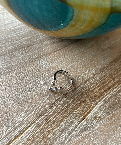 SANSeLF(サンセルフ)の「shizuku ring【SANSeLF】sanak23a003(リング・レディース・ゴールド/シルバー・FREE)」の12枚目の写真