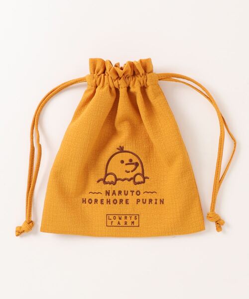 LOWRYS FARM（ローリーズファーム）の「ホレホレプリンポーチ/904（ポーチ・レディース・アイボリー/オレンジ・FREE）」の2枚目の写真