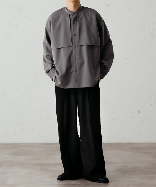 バンドカラーヨークシャツ（シャツ/ブラウス）｜epnok（エプノック）の