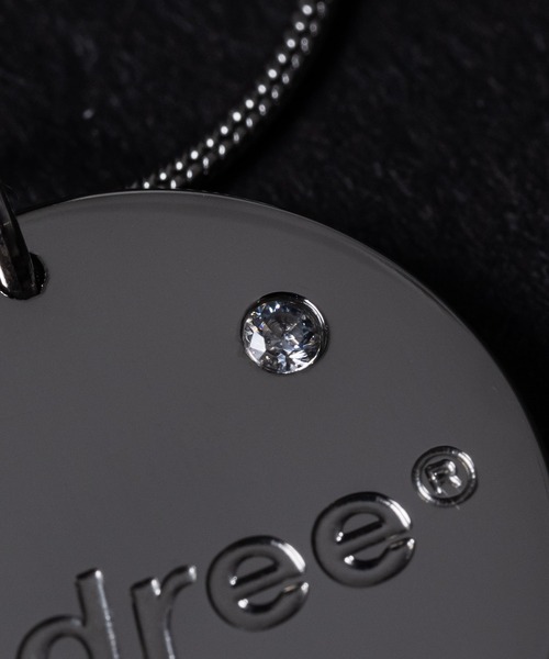 adree（アドリー）の「rhinestone coin pendant necklace/ラインストーンコインペンダントネックレス（ネックレス・レディース・シルバー・FREE）」の8枚目の写真