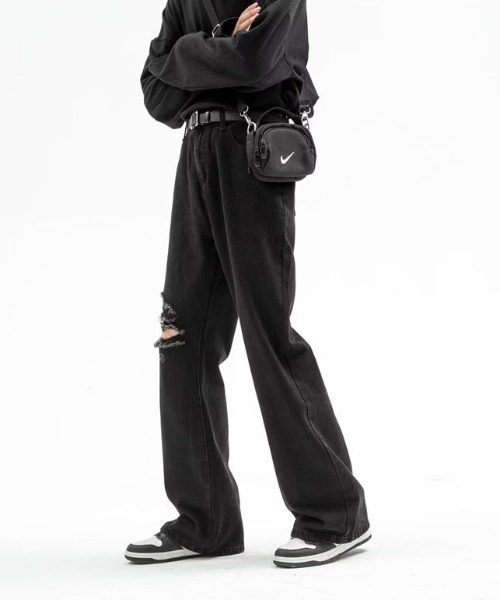 MGV(エムジーヴィー)の「フレアダメージデニム(デニムパンツ・メンズ・ブルー/ブラック・X-LARGE/LARGE/MEDIUM)」の5枚目の写真