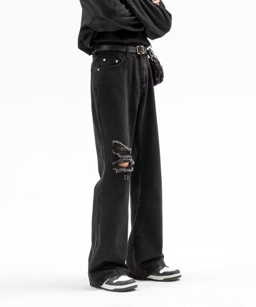 MGV(エムジーヴィー)の「フレアダメージデニム(デニムパンツ・メンズ・ブルー/ブラック・X-LARGE/LARGE/MEDIUM)」の10枚目の写真
