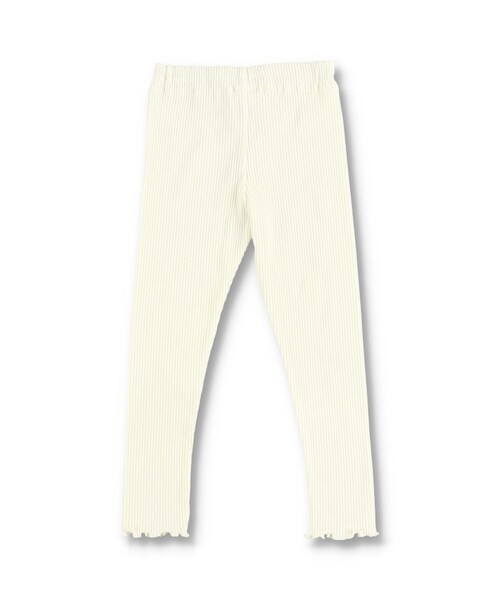 BRANSHES（ブランシェス）の「ストレッチテレコレギンス（レギンス/スパッツ・キッズ・その他/アイボリー/ブラック・100/90/150/120/110/140/130）」の5枚目の写真