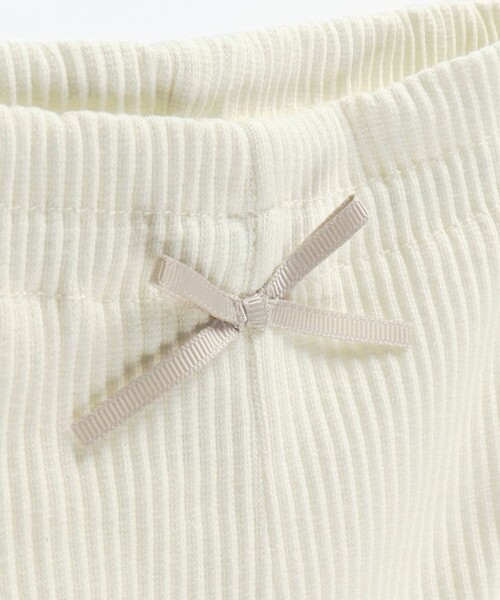 BRANSHES（ブランシェス）の「ストレッチテレコレギンス（レギンス/スパッツ・キッズ・その他/アイボリー/ブラック・100/90/150/120/110/140/130）」の7枚目の写真