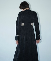 CLANE（クラネ）の「VINTAGE FLOWER SATIN ONEPIECE（ワンピース