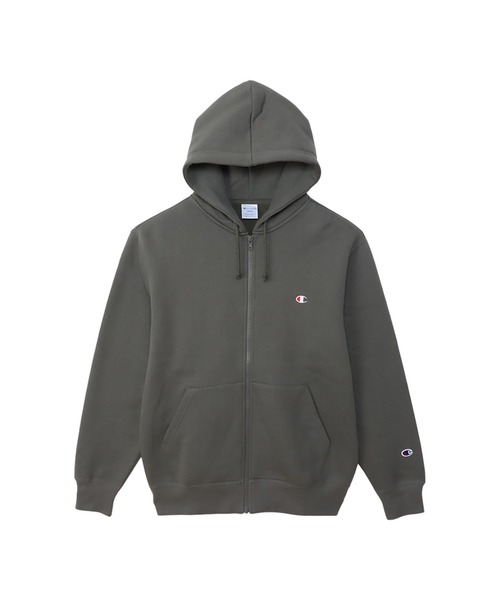 Champion(チャンピオン)の「【Champion/チャンピオン】メンズ ベーシック ジップフーデッドスウェットシャツ(パーカー・メンズ・ダークグレー/ダークグリーン/ブラック/グレー/オートミール/ネイビー・XX-LARGE/MEDIUM/X-LARGE/SMALL/LARGE)」の16枚目の写真