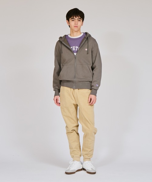 Champion(チャンピオン)の「【Champion/チャンピオン】メンズ ベーシック ジップフーデッドスウェットシャツ(パーカー・メンズ・ダークグレー/ダークグリーン/ブラック/グレー/オートミール/ネイビー・XX-LARGE/MEDIUM/X-LARGE/SMALL/LARGE)」の13枚目の写真