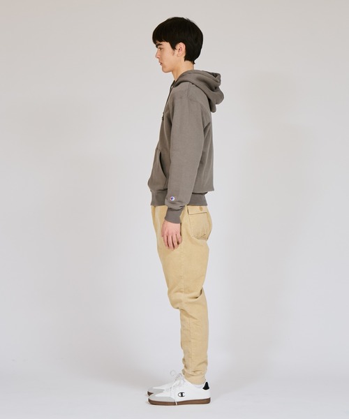 Champion(チャンピオン)の「【Champion/チャンピオン】メンズ ベーシック ジップフーデッドスウェットシャツ(パーカー・メンズ・ダークグレー/ダークグリーン/ブラック/グレー/オートミール/ネイビー・XX-LARGE/MEDIUM/X-LARGE/SMALL/LARGE)」の14枚目の写真