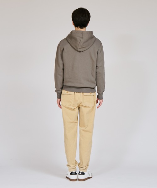 Champion(チャンピオン)の「【Champion/チャンピオン】メンズ ベーシック ジップフーデッドスウェットシャツ(パーカー・メンズ・ダークグレー/ダークグリーン/ブラック/グレー/オートミール/ネイビー・XX-LARGE/MEDIUM/X-LARGE/SMALL/LARGE)」の15枚目の写真