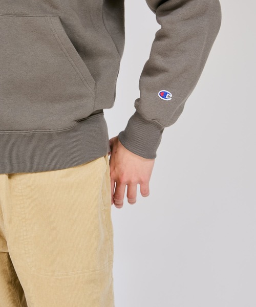 Champion(チャンピオン)の「【Champion/チャンピオン】メンズ ベーシック ジップフーデッドスウェットシャツ(パーカー・メンズ・ダークグレー/ダークグリーン/ブラック/グレー/オートミール/ネイビー・XX-LARGE/MEDIUM/X-LARGE/SMALL/LARGE)」の8枚目の写真