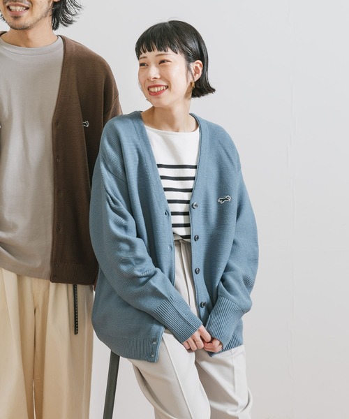 PENNEYS（ぺニーズ）の「『別注』PENNEYS×DOORS　THE FOX Vネックカーディガン（カーディガン/ボレロ・レディース・レッド/キャメル/ミント/アイボリー/ブルー/ピンク/ブルー系その他/ブラック/チャコールグレー/グレー系その他・MEDIUM）」の7枚目の写真