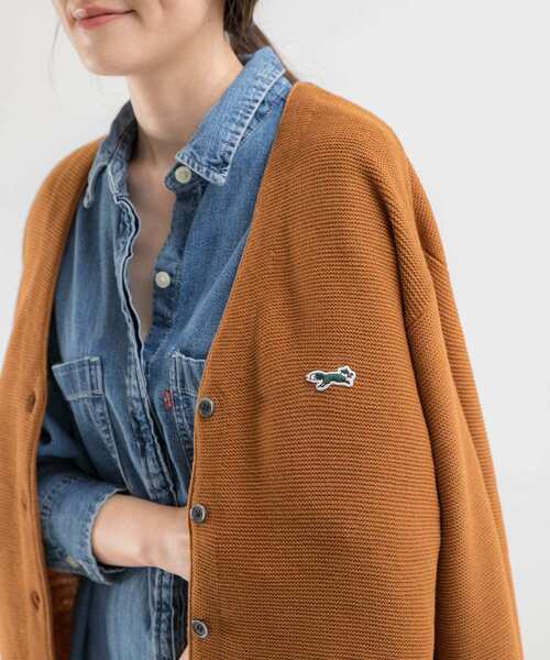 PENNEYS（ぺニーズ）の「『別注』PENNEYS×DOORS　THE FOX Vネックカーディガン（カーディガン/ボレロ・レディース・レッド/キャメル/ミント/アイボリー/ブルー/ピンク/ブルー系その他/ブラック/チャコールグレー/グレー系その他・MEDIUM）」の8枚目の写真