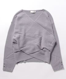 12Twelve Agenda（トゥエルブ　アジェンダ）の「カシュクールワイドリブニットプルオーバー（ニット/セーター）」