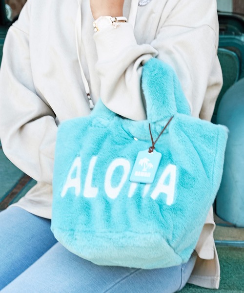 Kahiko（カヒコ）の「【Kahiko】フアロハミニトートバッグ（トートバッグ・レディース・ホワイト/イエロー/ベージュ/ターコイズブルー/パープル・FREE）」の4枚目の写真