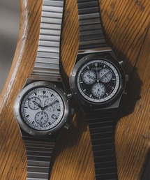 CITIZEN × BEAMS アナデジ 美品 シルバー白文字盤 CITIZEN（シチズン）の「CITIZEN × BEAMS / 別注 1984 CHRONO