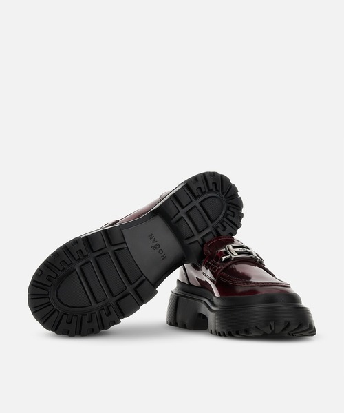 HOGAN（ホーガン）の「ホーガン H619 ローファー（ローファー・レディース・ボルドー・37/36/36.5/34/35/35.5/37.5/34.5/38/38.5/39）」の4枚目の写真