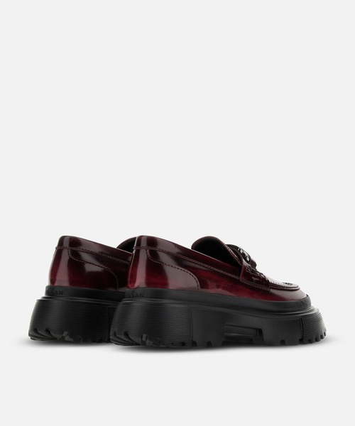 HOGAN（ホーガン）の「ホーガン H619 ローファー（ローファー・レディース・ボルドー・37/36/36.5/34/35/35.5/37.5/34.5/38/38.5/39）」の3枚目の写真